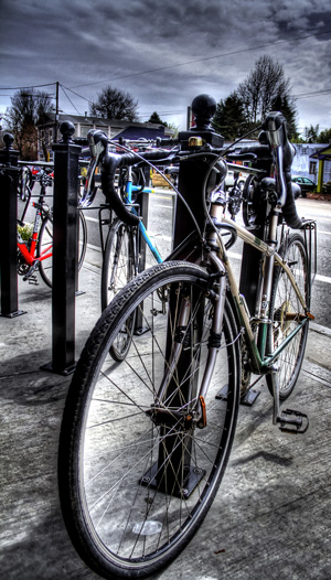 Bike Corral at Pambiche